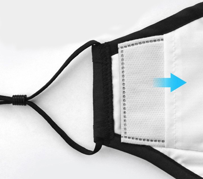 PM2.5 Cotton Protective Mask Dust-proof Haze Proof With Breathing Valve Can be Inserted into Filter