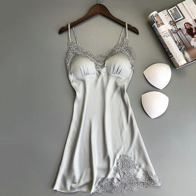 Sexy Nightwear Lace Patchwork Camisola Women Nightgowns Lingerie Nighty Wedding Silk Dress Sleep Wear Nightdress Clothes, Black
Sexy Nightwear Lace Patchwork Camisola Women Nightgowns Lingerie Nighty Wedding Silk Dress Sleep Wear Nightdress Clothes, Black