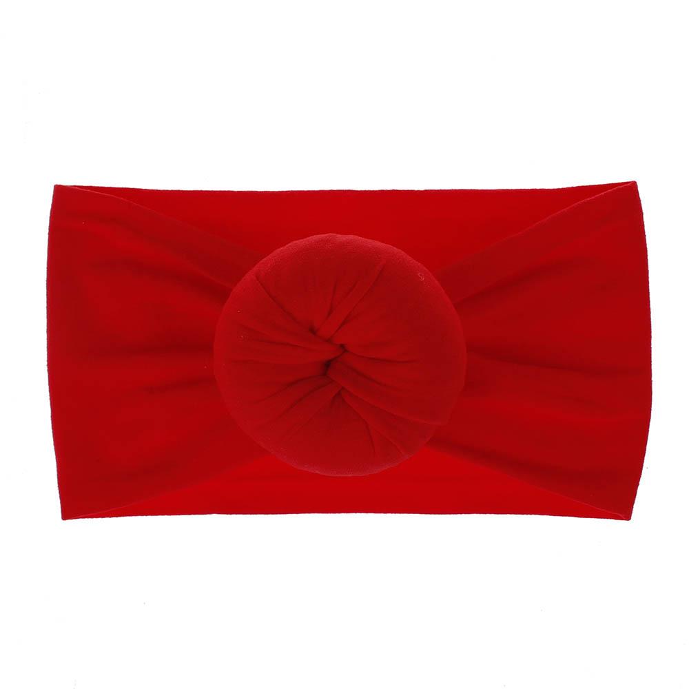 Baby Girl Turban Nylon Headband Toddler Soft Top Knot Headbands Kid Fashion Hair accessories for Children Kids Elastic Headwrap