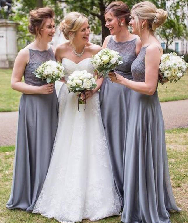 A Line Bridesmaid Dress Cheap Forest Western Summer Country Garden Formal Wedding Party Guest Maid of Honor Gown Plus Size Custom Made