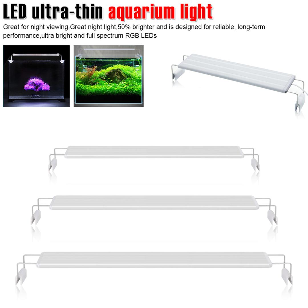 Clip-on Lamp Fish Tank 20-70CM Extensible Waterproof Super Slim LED Aquarium Light Aquatic Plant Lighting
Clip-on Lamp Fish Tank 20-70CM Extensible Waterproof Super Slim LED Aquarium Light Aquatic Plant Lighting