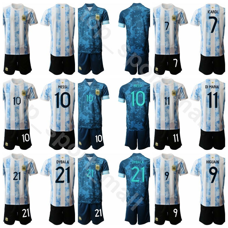 2020 2021 Men 10 Lionel Messi Jersey Argentina Soccer Set 21 Paulo Dybala 9 Sergio Aguero 22 Lautaro Martinez Football Shirt Kits, Black
2020 2021 Men 10 Lionel Messi Jersey Argentina Soccer Set 21 Paulo Dybala 9 Sergio Aguero 22 Lautaro Martinez Football Shirt Kits, Black
