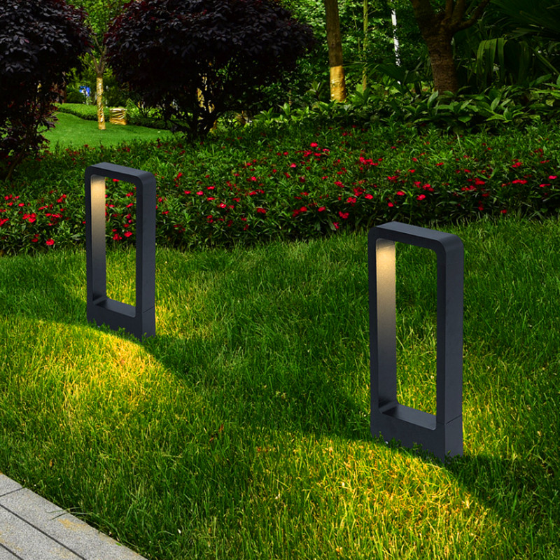 Simple modern lawn lamps LED outdoor waterproof garden lamp Nordic garden villa garden community park floor lamp