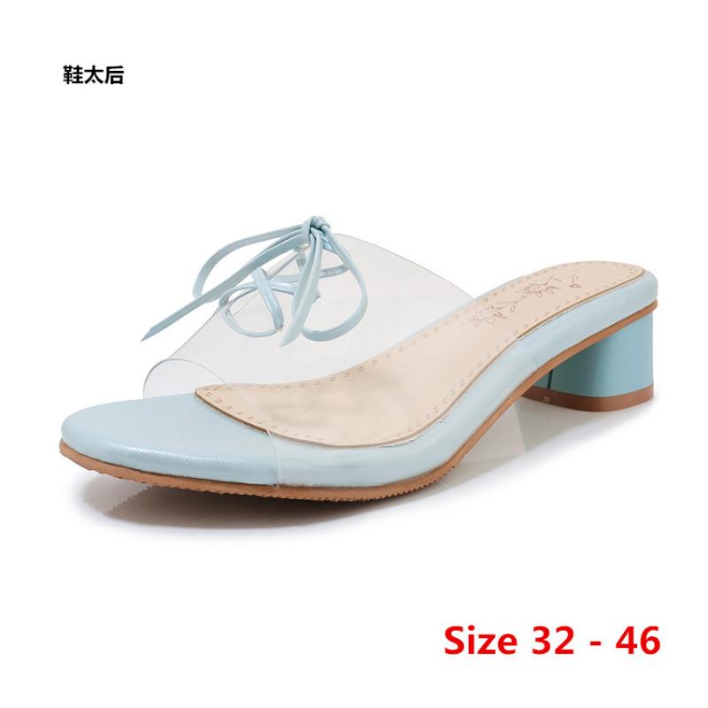 Sandalas Women Summer Low Med Heels Shoes Fashion Dancing Low High Heel Sandals Sexy Party Shoes Small Big Size 32 - 46, Yellow
Sandalas Women Summer Low Med Heels Shoes Fashion Dancing Low High Heel Sandals Sexy Party Shoes Small Big Size 32 - 46, Yellow