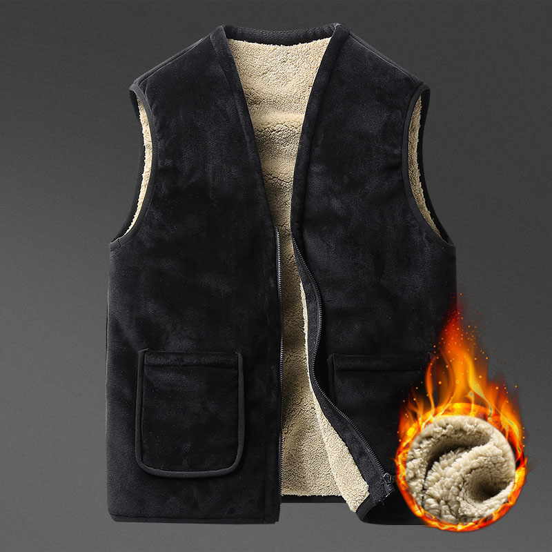 HENCHIRY New Men's Jackets Vests Winter men's Warm sleeveless Vest men cotton male Waistcoat Autumn male Fleece Mens Vest Jacket, Vest1-1
HENCHIRY New Men's Jackets Vests Winter men's Warm sleeveless Vest men cotton male Waistcoat Autumn male Fleece Mens Vest Jacket, Vest1-1