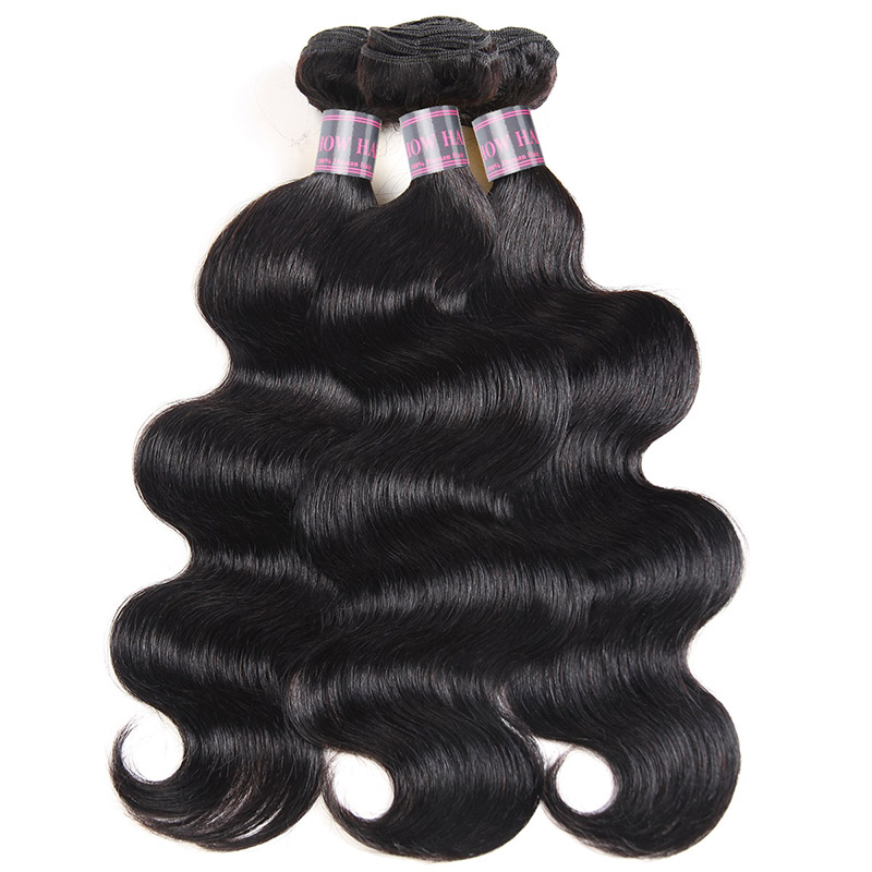 Ishow Brazilian Body Wave Human Hair Bundles Deals 8-38" Unprocessed Straight Human Hair Extension Deep Wave Water Wave Virgin Hair Bundles