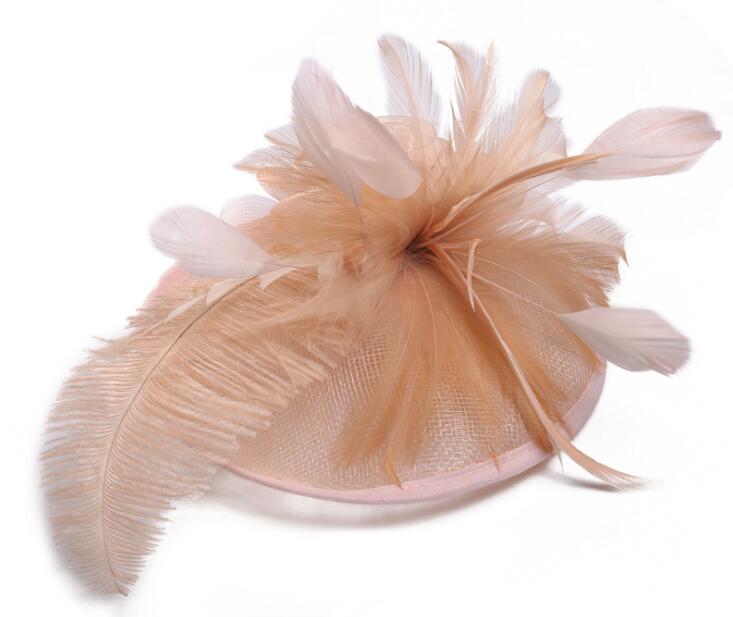 Floral Party Lady Hat Mesh Veil Hair Clip Hair Accessories Fedoras Lady Fascinator Hair Clips Hat For Formal Party