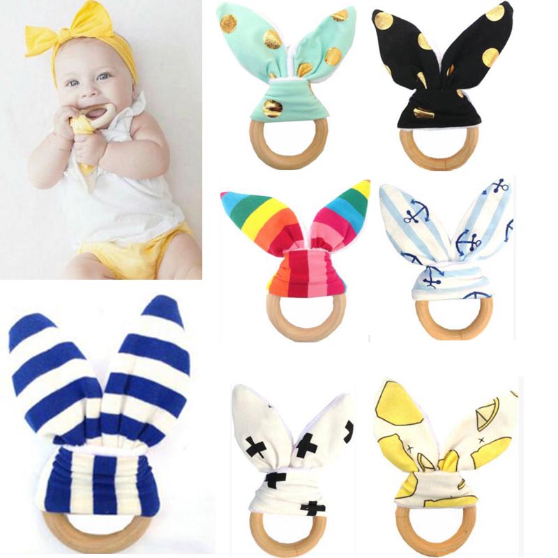 Baby Infant Wooden Teether Toy Healthy Wood Circle With Rabbit Ear Fabric Teeth Practice Toys Training Ring
Baby Infant Wooden Teether Toy Healthy Wood Circle With Rabbit Ear Fabric Teeth Practice Toys Training Ring