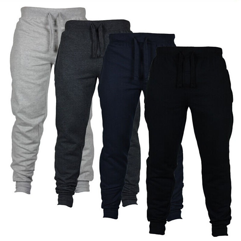 Mens Slim Fit Tracksuit Sport Gym Skinny Jogging Joggers Sweat Pants Trousers, Black
Mens Slim Fit Tracksuit Sport Gym Skinny Jogging Joggers Sweat Pants Trousers, Black