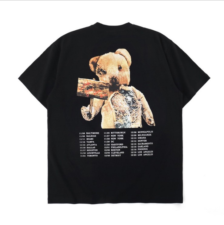 Short Sleeve TRAVIS BEAR Astroworld T Shirts Men Women High Quality Top Tees Hip Hop Summer Style T Shirt
Short Sleeve TRAVIS BEAR Astroworld T Shirts Men Women High Quality Top Tees Hip Hop Summer Style T Shirt