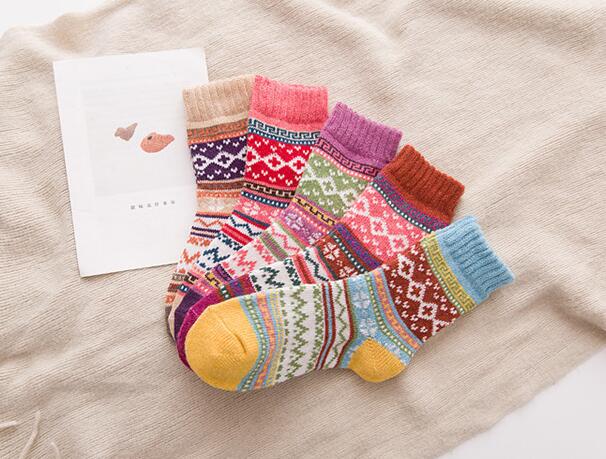 Autumn Winter Thick Warm Womens Socks Lovely Sweet Classic Colorful Multi Pattern Wool Blends Literature Art Style Cashmere Sock, Blue
Autumn Winter Thick Warm Womens Socks Lovely Sweet Classic Colorful Multi Pattern Wool Blends Literature Art Style Cashmere Sock, Blue