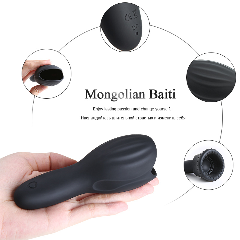 Male Masturbator Vibrating Glans Stimulate Penis Vibrator for Man Penis Massager Trainer Delay Ejaculation Sex Toys for Men Gays Y191011