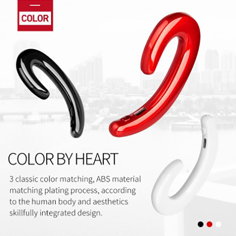 New fashion business ear-hook style Bluetooth headphone bass stereo denoise human mechanics design light and comfortable HD voice earphone
New fashion business ear-hook style Bluetooth headphone bass stereo denoise human mechanics design light and comfortable HD voice earphone