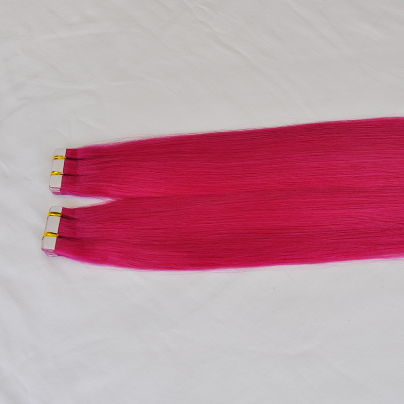 Genuis quality 2.5Gram st 200Gr Skin weft hair Lot Glue PU Tape in Human Hair extensions 16 18 20 22 24inch blonde pink Piano color options