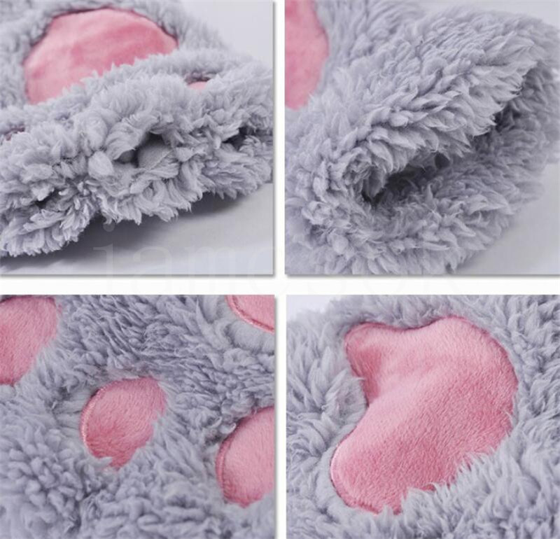 Women y Plush Gloves Fashion Girl Winter Mittens Paws Gloves Stage Perform Prop Cute Cat Claw Glove da064