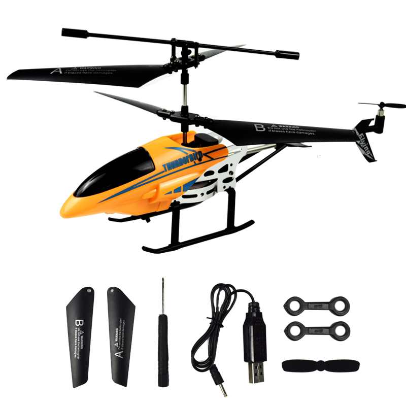RC drone 3.5 CH Radio Control Helicopter with LED Light Quadcopter Children Gift Shatterproof Flying Toys Model
