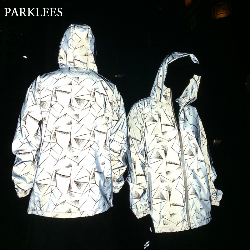 Unisex Couple Reflective Jacket Hip Hop Harajuku Mens Jackets and Coats Hooded Zipper Fluorescent Windbreaker Veste Homme XXXL, Blue 1pcs
Unisex Couple Reflective Jacket Hip Hop Harajuku Mens Jackets and Coats Hooded Zipper Fluorescent Windbreaker Veste Homme XXXL, Blue 1pcs