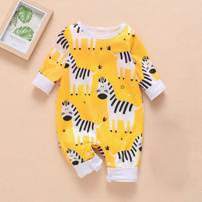 Autumn Newborn Baby Clothes Boys Girls Rompers Cartoon Zebra Printed Long Sleeve Cotton Kid Jumpsuit Playsuit Outfits 0-18M1, Sk0995
Autumn Newborn Baby Clothes Boys Girls Rompers Cartoon Zebra Printed Long Sleeve Cotton Kid Jumpsuit Playsuit Outfits 0-18M1, Sk0995