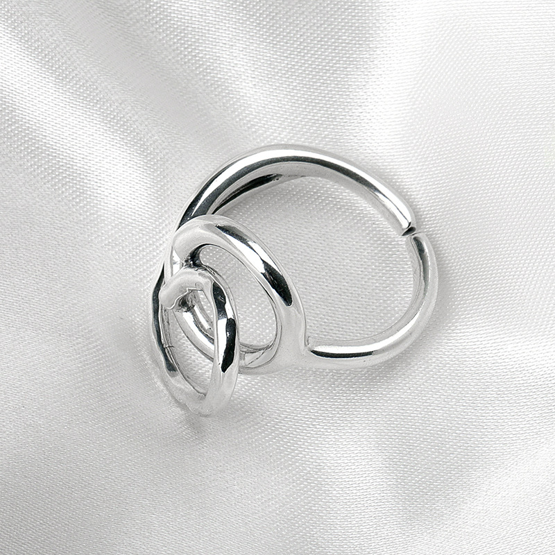 Cluster Rings Korea Dongdaemun S925 Sterling Silver Ring Female Fashion Cool Simple Irregular Opening Adjustable Thai
Cluster Rings Korea Dongdaemun S925 Sterling Silver Ring Female Fashion Cool Simple Irregular Opening Adjustable Thai