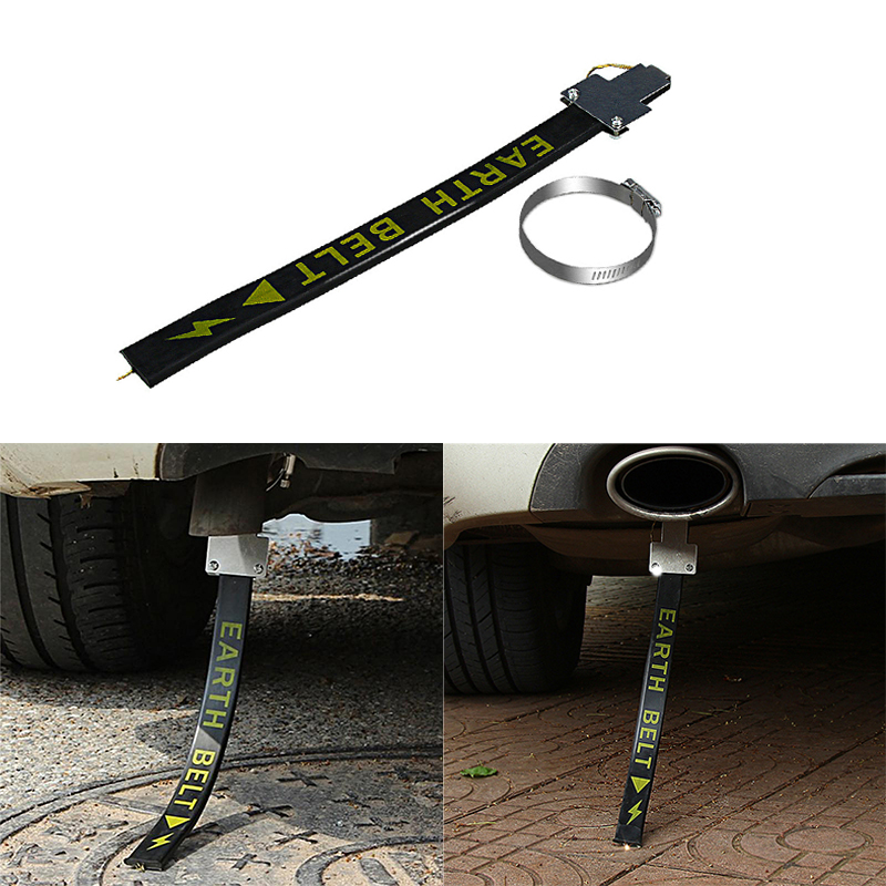 33*2.4CM Car Anti-static Strip Electrostatic Belt Reflective Strip Anti-static Avoid Antistatic Car Electrostatic Belt Canceller