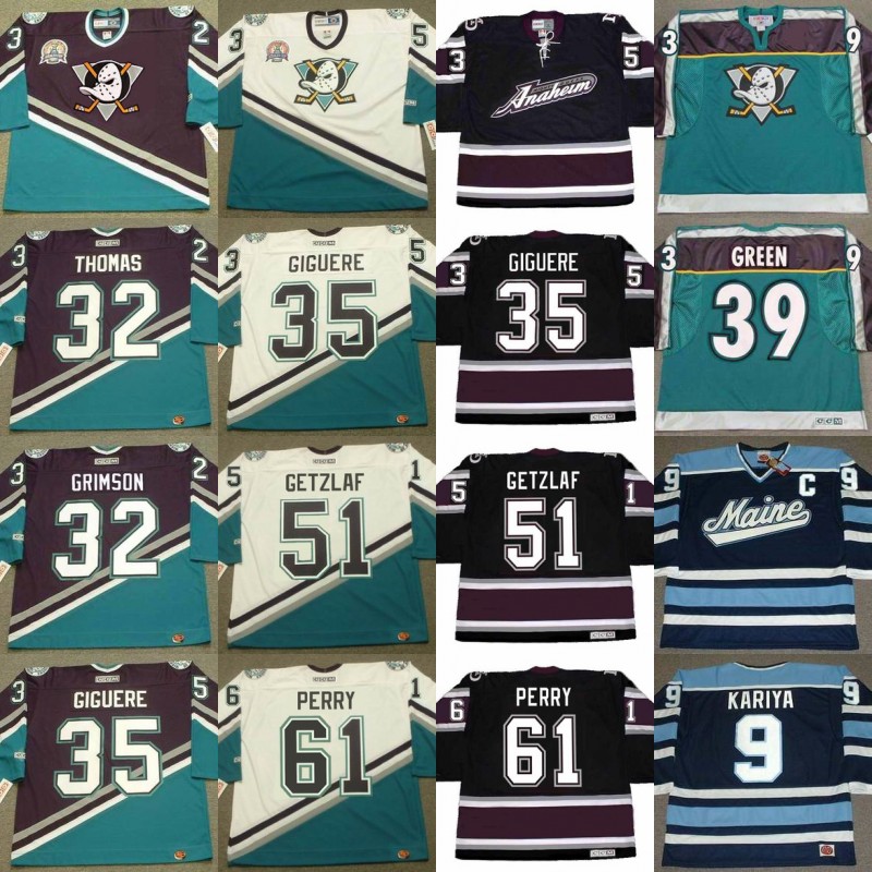 Anaheim Mighty Ducks Steve Thomas Stu Grimson Giguere Travis Green Ryan Getzlaf Corey Perry Sergei Fedorov Paul Kariya Hockey Jerseys, 32 stu grimson 1998
Anaheim Mighty Ducks Steve Thomas Stu Grimson Giguere Travis Green Ryan Getzlaf Corey Perry Sergei Fedorov Paul Kariya Hockey Jerseys, 32 stu grimson 1998