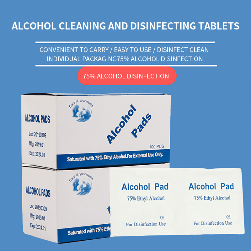 Disposable Sterilize Cleaner Wet Wipes Cleaning Dust Remove Alcohol Disinfection Wash Hand Phone Screen Wiping Tools 100pcs per box