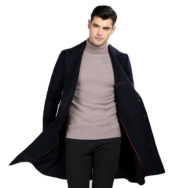 Men's Wool Coat Slim Fit Men Middle Long Coats And Jackets Solid Color Male Overcoat Winter Woolen Coat Men, Blue
Men's Wool Coat Slim Fit Men Middle Long Coats And Jackets Solid Color Male Overcoat Winter Woolen Coat Men, Blue