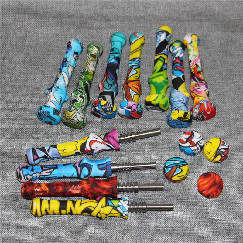 unbreakable Retail silicone Nectar Collector kit Concentrate smoke Pipe with 14mm Titanium Tip Oil Rigs smoking accessories water pipes
unbreakable Retail silicone Nectar Collector kit Concentrate smoke Pipe with 14mm Titanium Tip Oil Rigs smoking accessories water pipes