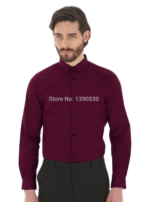 new style high quality 100% cotton three color for choose classic collar custom shirts for men, Dark purple
new style high quality 100% cotton three color for choose classic collar custom shirts for men, Dark purple