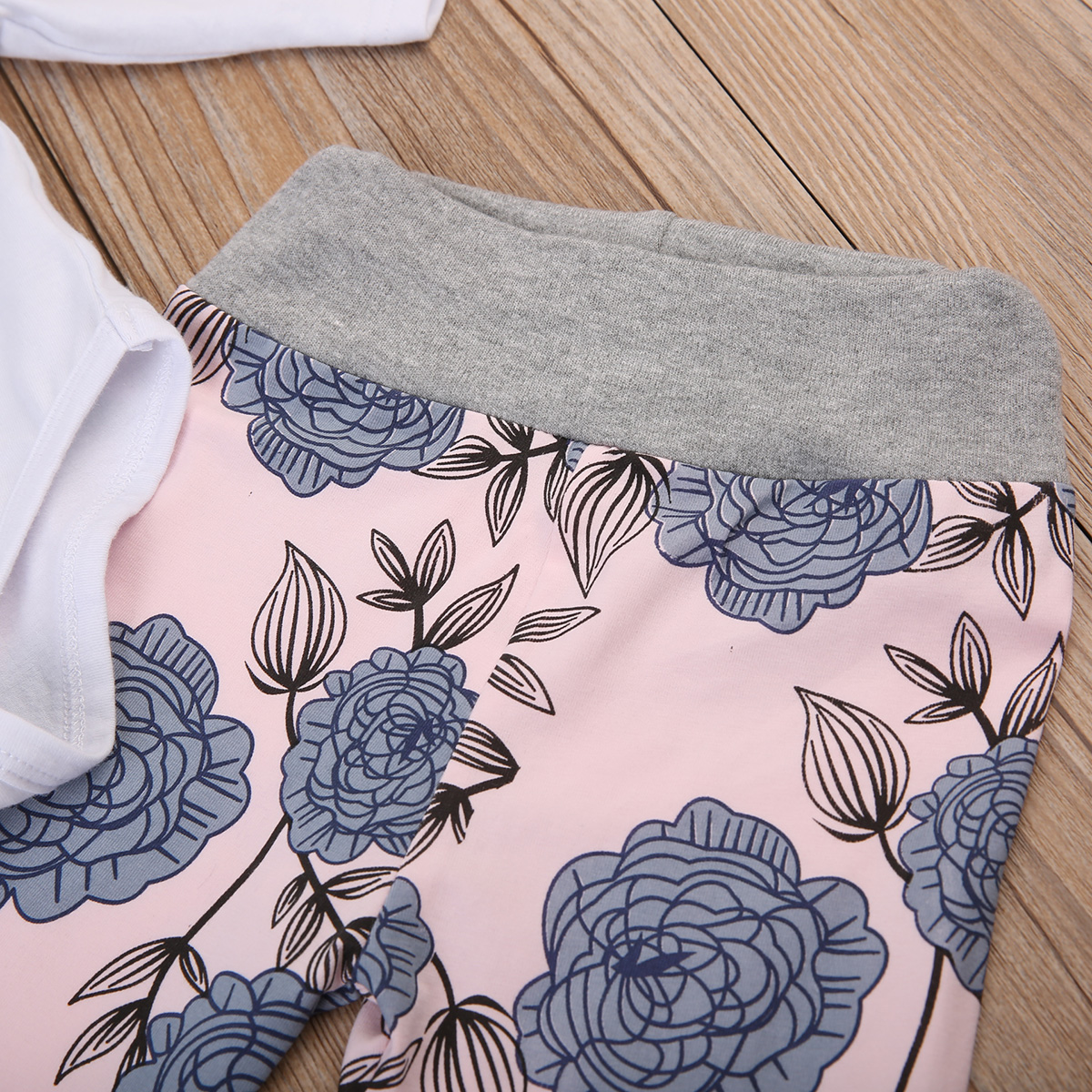 Infant Newborn Baby Girls Clothing Set Long Sleeve Tops Romper Pants Hat Outfits Cotton Baby Girl Clothing Toddler Baby Clothes