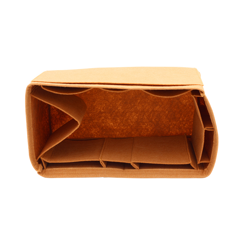 For Speedy 25 30 35 Felt Insert Bag Women Insert Organizer Handbag Organizer With Pockets For Cosmetics Makeup Bag Organizers Y19052501