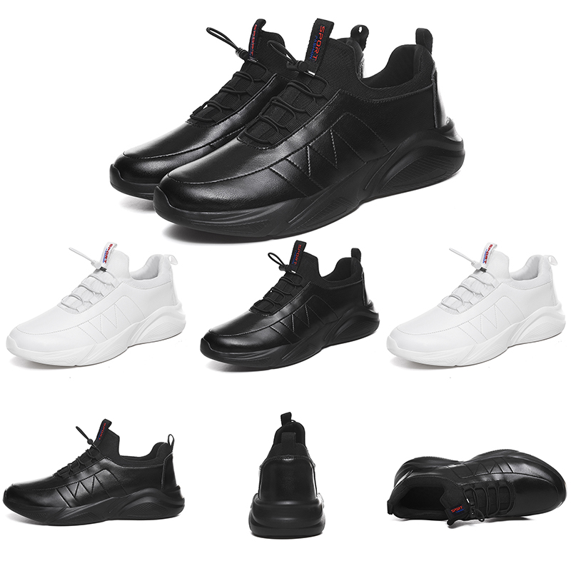 Free shipping Running shoes for men women Triple black white Leather Platform sports sneakers mens trainers Homemade brand Made in China
Free shipping Running shoes for men women Triple black white Leather Platform sports sneakers mens trainers Homemade brand Made in China