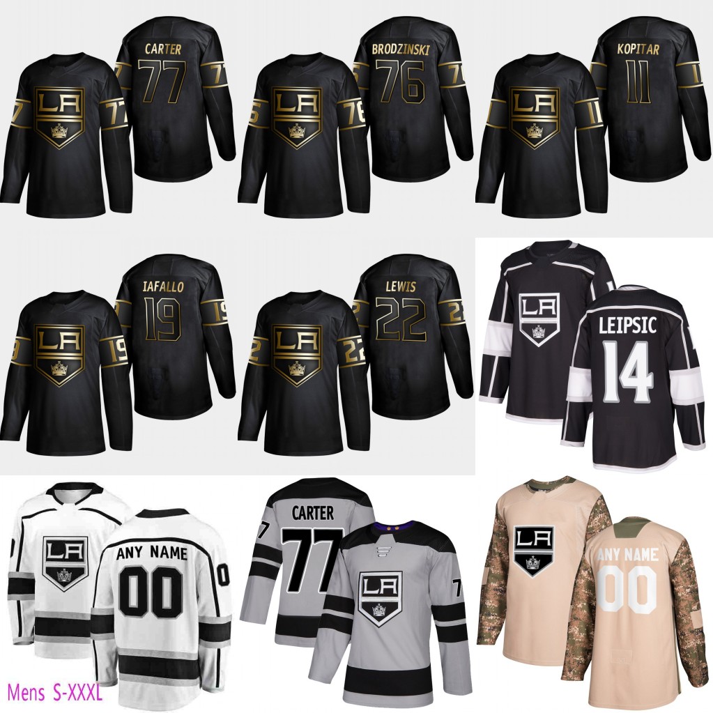 2019 Golden Edition Los Angeles Kings 77 Jeff Carter 76 Jonny Brodzinski 22 Trevor Lewis 19 Alex Iafallo 11 Anze Kopitar Hockey Jersey, Grey women: size s-xxl
2019 Golden Edition Los Angeles Kings 77 Jeff Carter 76 Jonny Brodzinski 22 Trevor Lewis 19 Alex Iafallo 11 Anze Kopitar Hockey Jersey, Grey women: size s-xxl