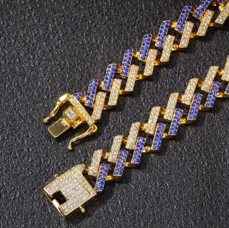 High quality 15mm Strip Cuban Chain Miami Hip-Hop Bracelet Imitated with Golden Diamond Hip hop for Men Jewelry rock Bracelet gift
High quality 15mm Strip Cuban Chain Miami Hip-Hop Bracelet Imitated with Golden Diamond Hip hop for Men Jewelry rock Bracelet gift