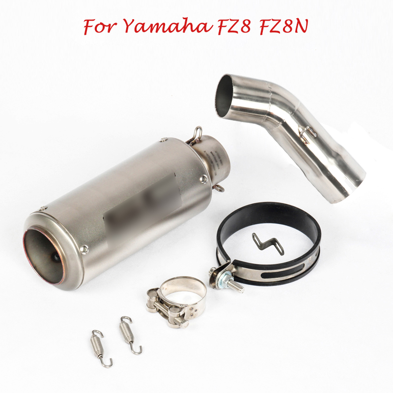 For FZ8 FZ8N Motorcycle Exhaust Muffler Tail Vent Pipe Middle Link Connect Pipe Slip on
For FZ8 FZ8N Motorcycle Exhaust Muffler Tail Vent Pipe Middle Link Connect Pipe Slip on