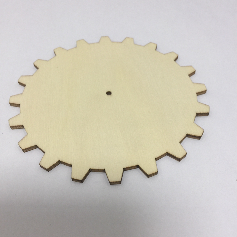 20Pcs/Pack Unfinished Wood Gear Puzzle Arts Crafts Hand Drawn Doodle Accessories For Board Game DIY Party Decor Ornaments