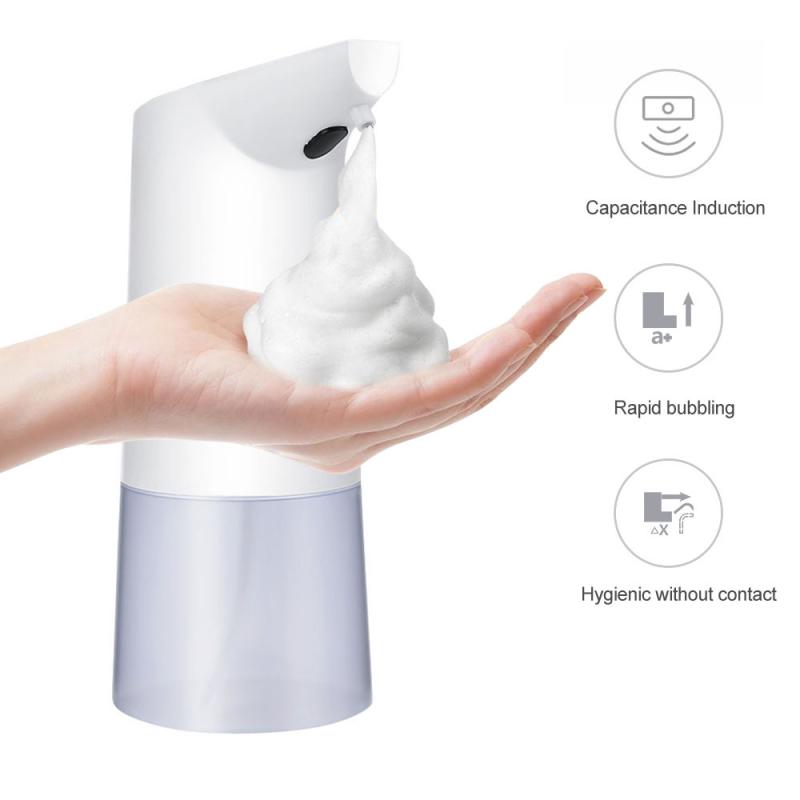 350ML Fully Automatic Intelligent Induction Foam Touchless Soap Dispenser Sensor Infrared Induction Liquid Soap Dispensers
350ML Fully Automatic Intelligent Induction Foam Touchless Soap Dispenser Sensor Infrared Induction Liquid Soap Dispensers