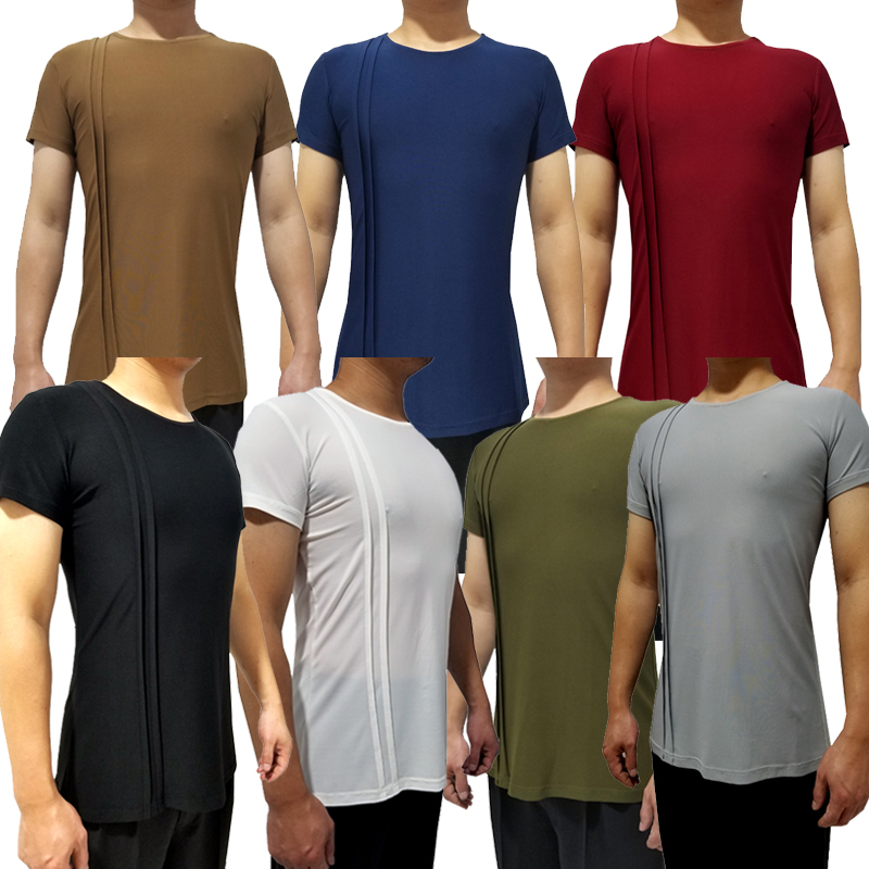 Latin Dance Shirts Male Adult Summer Short Sleeve Simple Top Salsa Rumba Tango Cha Cha Clothing Men Performance Wear DNV13329, White
Latin Dance Shirts Male Adult Summer Short Sleeve Simple Top Salsa Rumba Tango Cha Cha Clothing Men Performance Wear DNV13329, White
