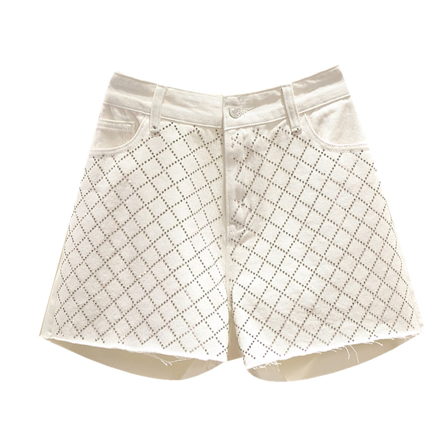 Summer Denim Shorts For Women Tassel Rhombus Rivet Loose High Waist Wide Leg Harem Punk Style Femme Boyfriend Jeans Plus Size, Black
Summer Denim Shorts For Women Tassel Rhombus Rivet Loose High Waist Wide Leg Harem Punk Style Femme Boyfriend Jeans Plus Size, Black