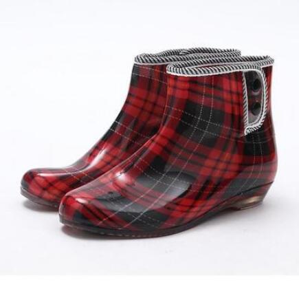 Rain Boots Fashion Short Rain Boots Garden buckled Slippery Cover Shoes For Woman, Black
Rain Boots Fashion Short Rain Boots Garden buckled Slippery Cover Shoes For Woman, Black