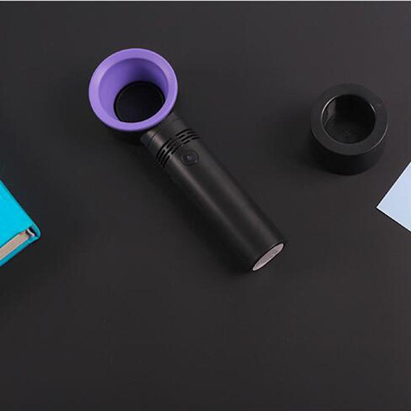 Korea ZERO9 Leafless Cooling Fan 2000mah Rechargeable Battery Mini Handheld Fans 3 Speed Portable Personal Fan 1pcs