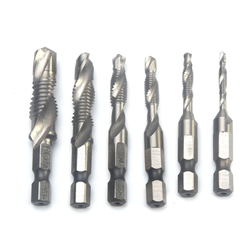 6pcs Durable Shank Hole Saw Hexagon Handle Drill Bits Coated Tile Ceramic Electric Screwdriver Woodworking Tools Compound Tap
6pcs Durable Shank Hole Saw Hexagon Handle Drill Bits Coated Tile Ceramic Electric Screwdriver Woodworking Tools Compound Tap