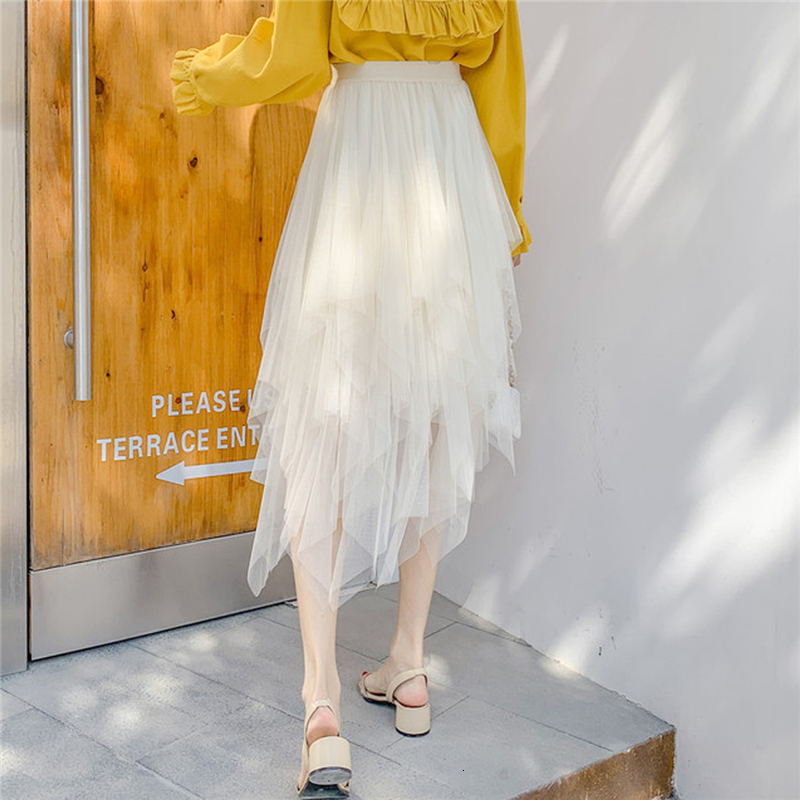 Fashion Women Summer Irregular Tulle Skirt Elegant High Waist Party Petticoat Ball Gown Ladies Dames Streetwear, Black
Fashion Women Summer Irregular Tulle Skirt Elegant High Waist Party Petticoat Ball Gown Ladies Dames Streetwear, Black