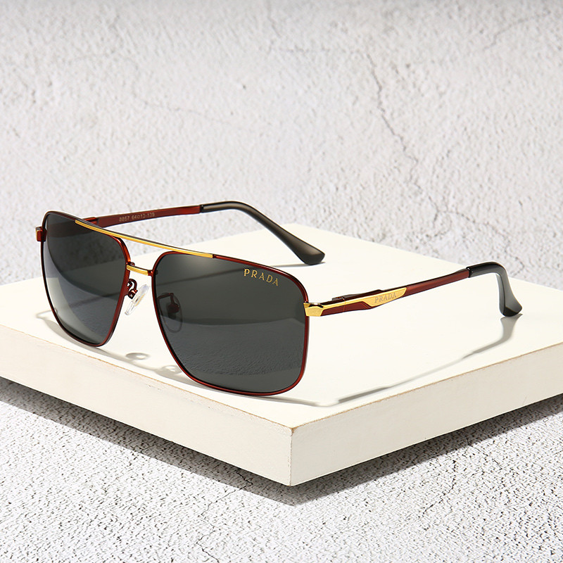Luxury Mens Sunglasses 8857 Brand Sunglasses Fashion Polarized Sunglasses for Mens Summer Driving Glass UV400 4 Style with Box
Luxury Mens Sunglasses 8857 Brand Sunglasses Fashion Polarized Sunglasses for Mens Summer Driving Glass UV400 4 Style with Box