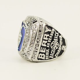 Personal collection 2017 University of North Carolina Nation Football Championship Ring with Collector's Display Case, Silver
Personal collection 2017 University of North Carolina Nation Football Championship Ring with Collector's Display Case, Silver
