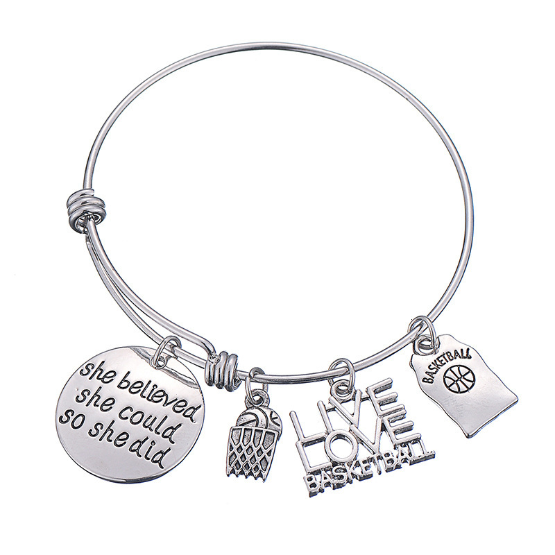 Fund Stainless Steel Circle Adjust Hand Decorate She Believed She Could Lettering Bracelet
Fund Stainless Steel Circle Adjust Hand Decorate She Believed She Could Lettering Bracelet