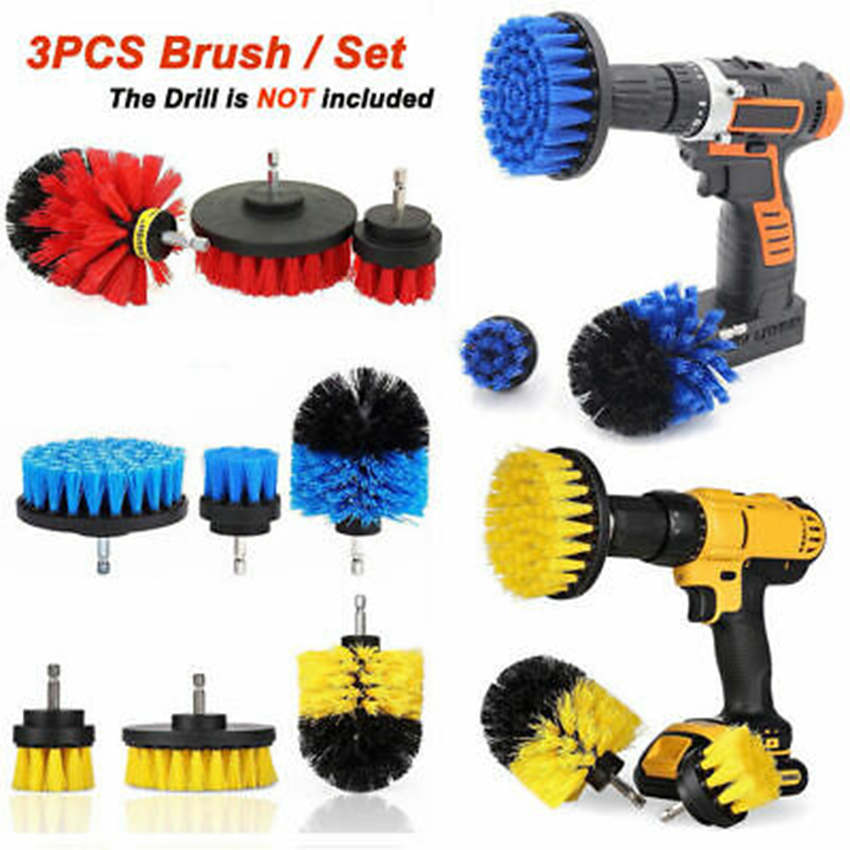 Power Scrub Brush Drill Cleaning Brush 3 pcs/lot For Bathroom Shower Tile Grout Cordless Power Scrubber Drill Attachment Brush ZZA1418-7 от DHgate WW