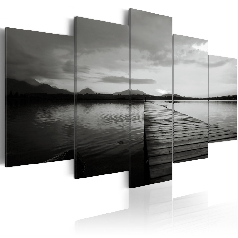 5 Panel Modern Printed Sea Sunset Landscape Painting Picture Cuadros Canvas Art Seascape Painting for Living Room No Frame Gift Oil Picture