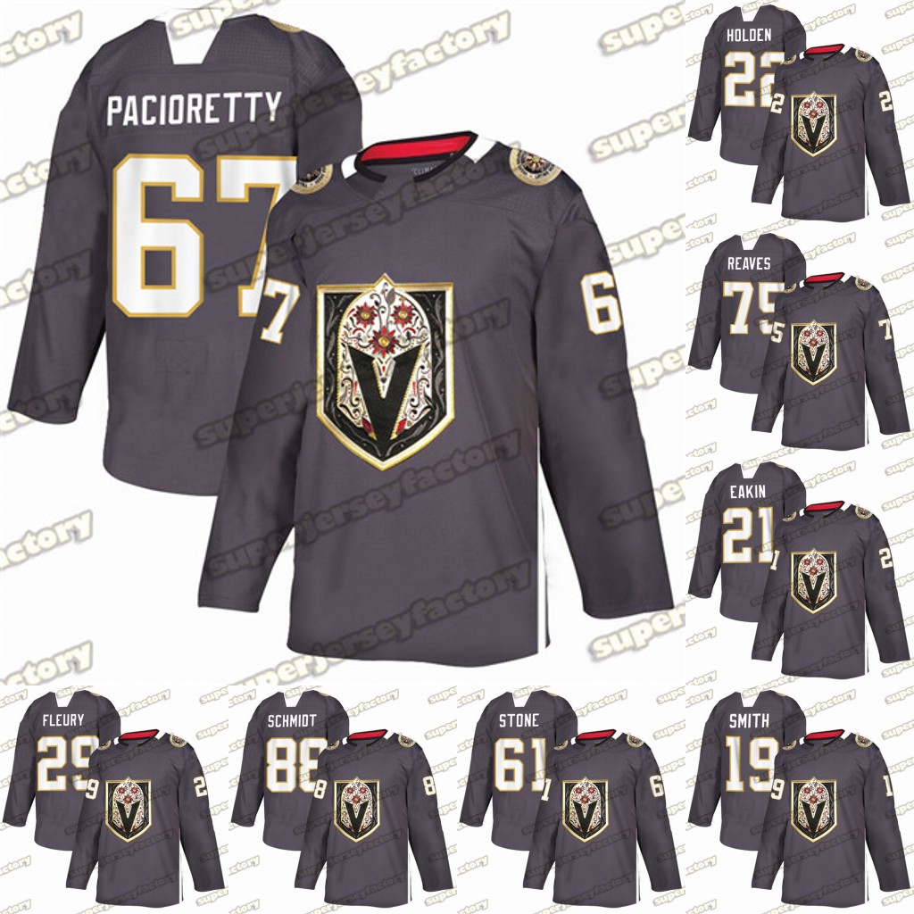 

Max Pacioretty Vegas Golden Knights Latino Heritage Night Jerseys Mark Stone Marc-Andre Fleury Jonathan Marchessault William Karlsson Reaves, 71 william karlsson