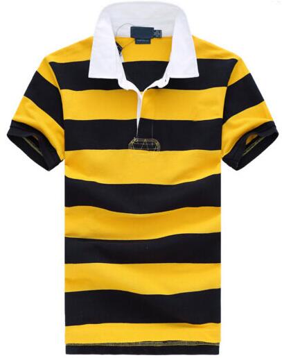 Fashion Mens Casual Polo Shirts American Fashion Short Sleeve Striped Polos Small Horse Embroidery Cotton Racing Tee Tshirt Yellow S-2XL, White;black
Fashion Mens Casual Polo Shirts American Fashion Short Sleeve Striped Polos Small Horse Embroidery Cotton Racing Tee Tshirt Yellow S-2XL, White;black